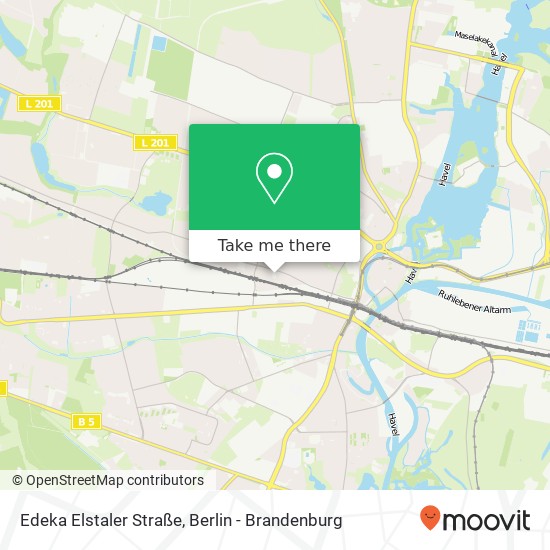 Edeka Elstaler Straße map