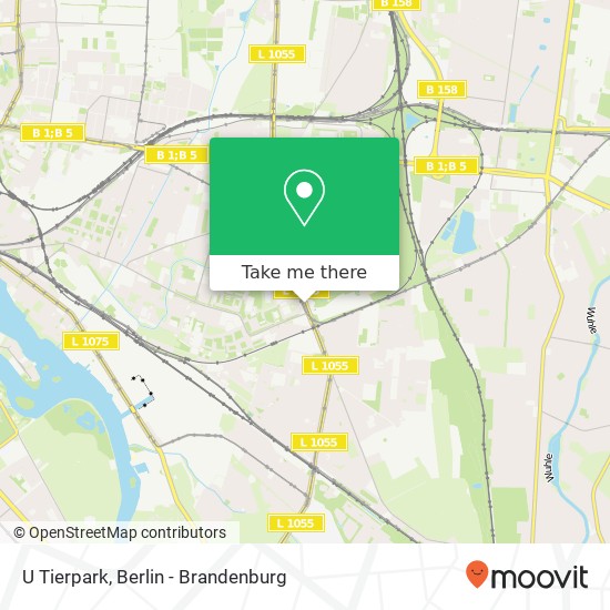 U Tierpark map