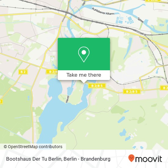 Bootshaus Der Tu Berlin map