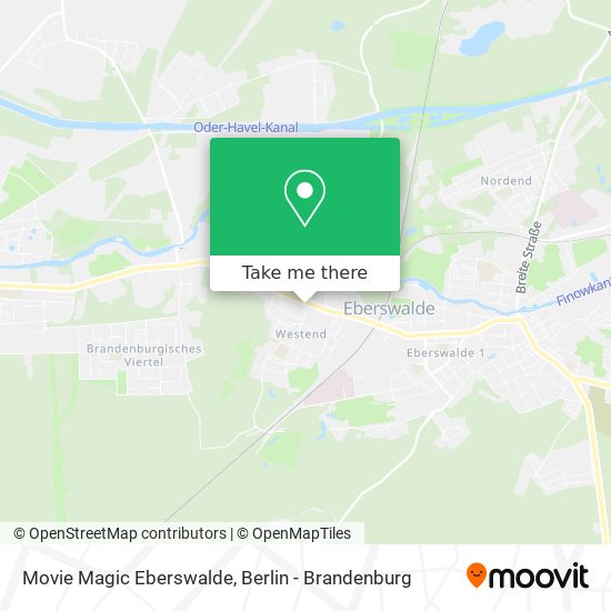 Movie Magic Eberswalde map