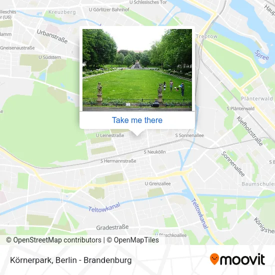 Карта Körnerpark