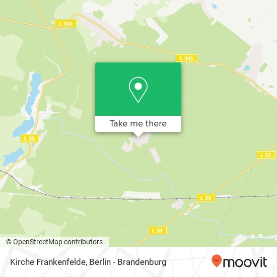 Kirche Frankenfelde map