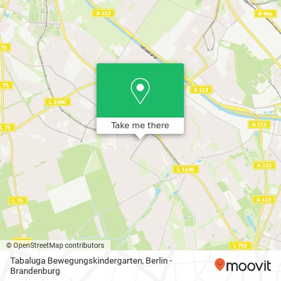 Tabaluga Bewegungskindergarten map