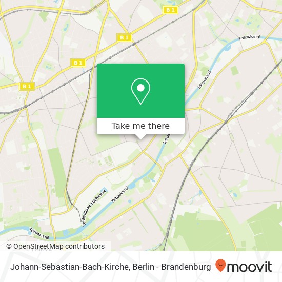 Johann-Sebastian-Bach-Kirche map