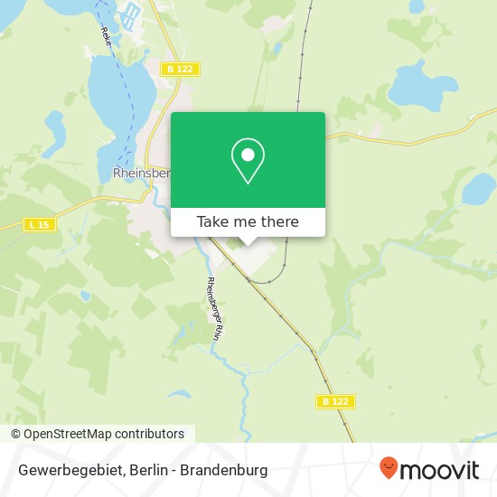 Gewerbegebiet map