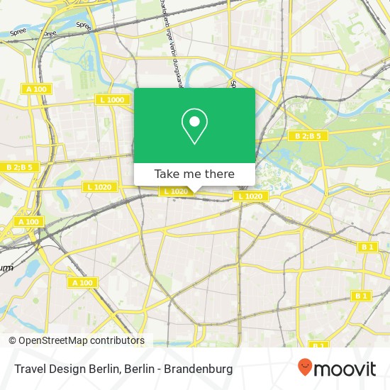 Travel Design Berlin map