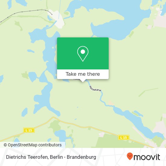 Dietrichs Teerofen map