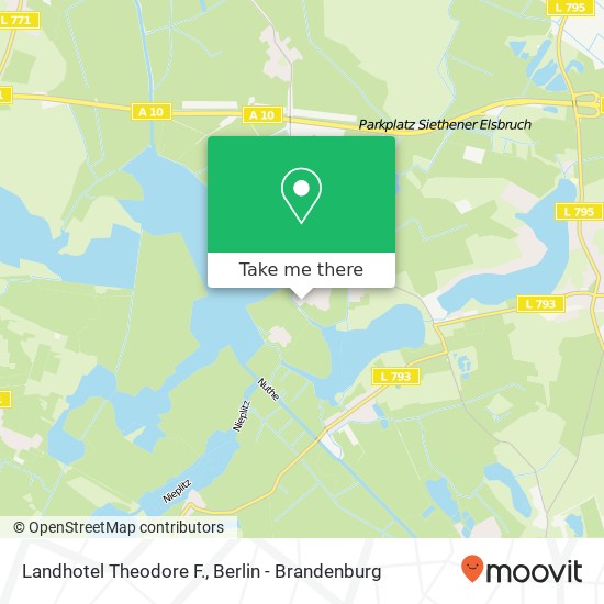 Landhotel Theodore F. map