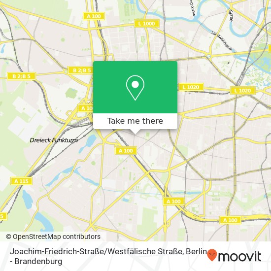 Joachim-Friedrich-Straße / Westfälische Straße map