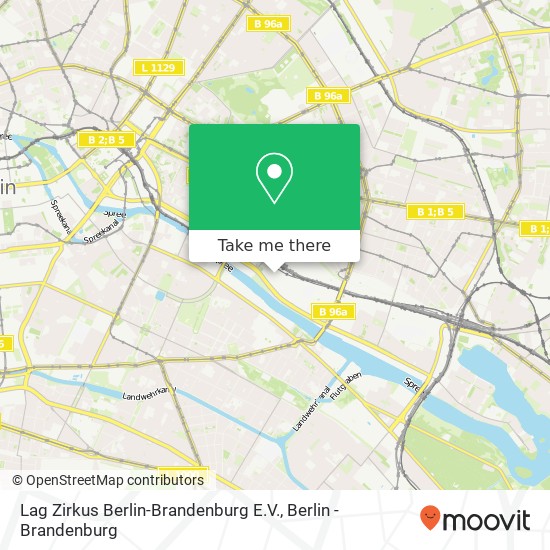 Lag Zirkus Berlin-Brandenburg E.V. map
