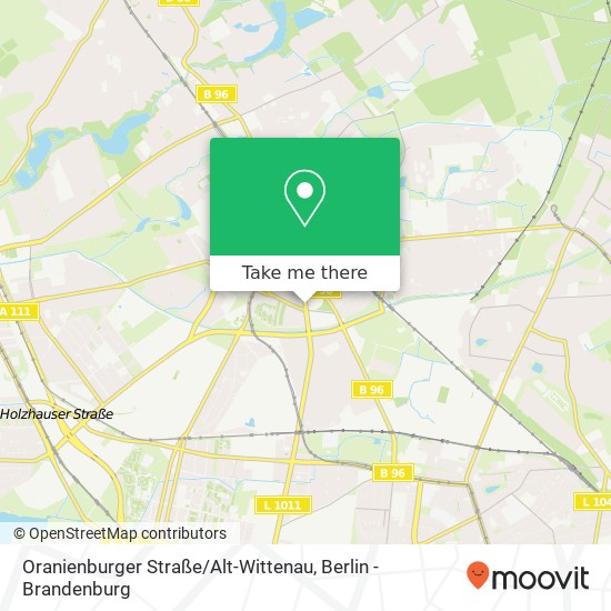 Oranienburger Straße / Alt-Wittenau map