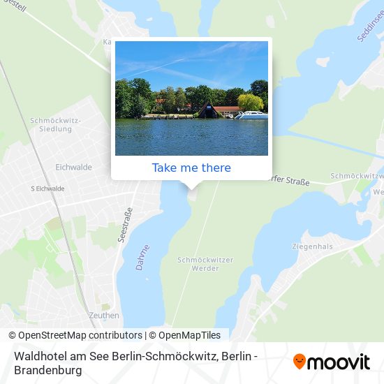 Waldhotel am See Berlin-Schmöckwitz map