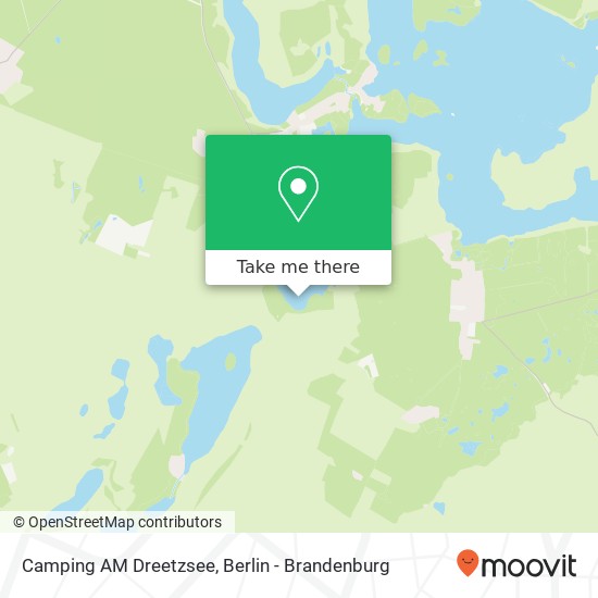 Camping AM Dreetzsee map