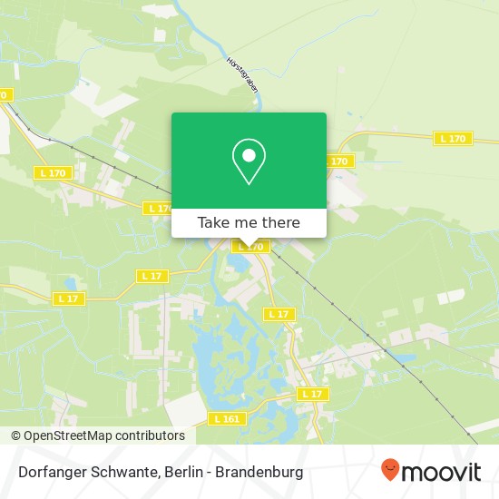 Dorfanger Schwante map