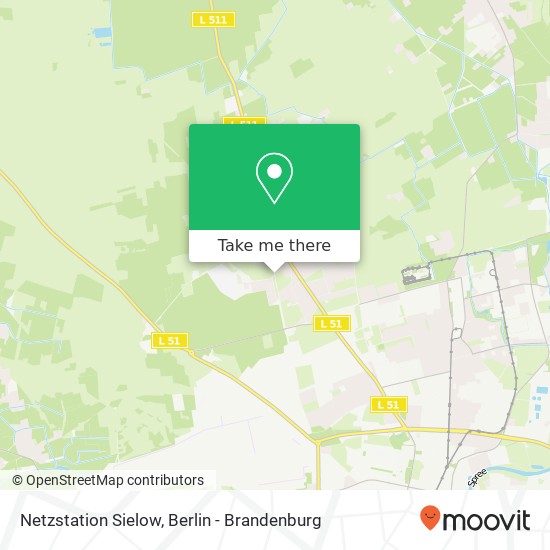 Netzstation Sielow map