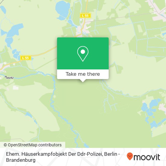 Карта Ehem. Häuserkampfobjekt Der Ddr-Polizei