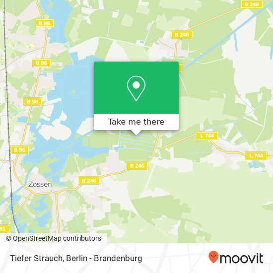 Карта Tiefer Strauch