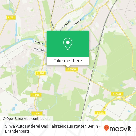 Sliwa Autosattlerei Und Fahrzeugausstatter map