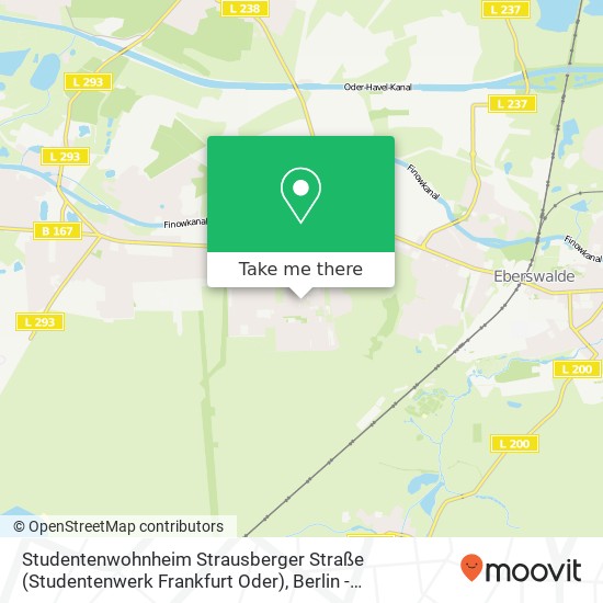 Studentenwohnheim Strausberger Straße (Studentenwerk Frankfurt Oder) map