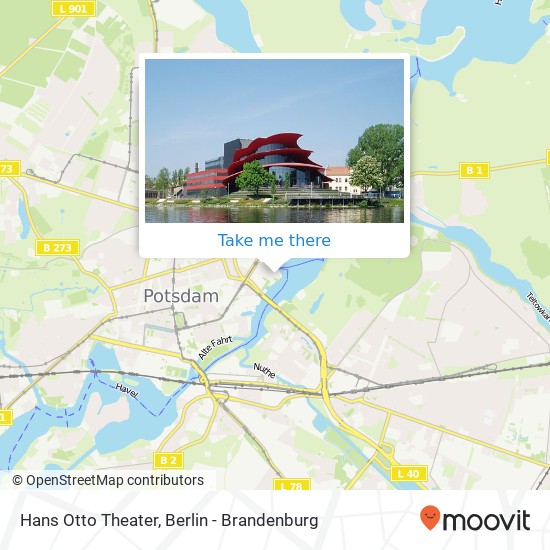 Hans Otto Theater map