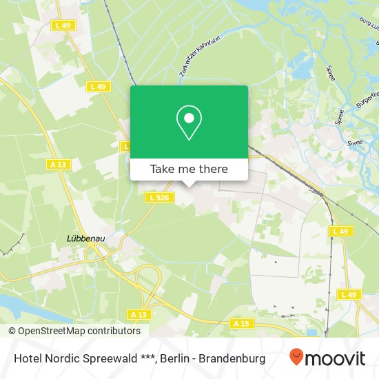 Карта Hotel Nordic Spreewald ***