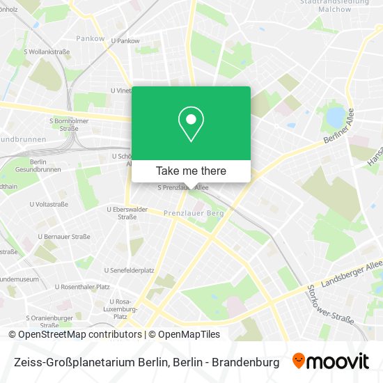 Zeiss-Großplanetarium Berlin map