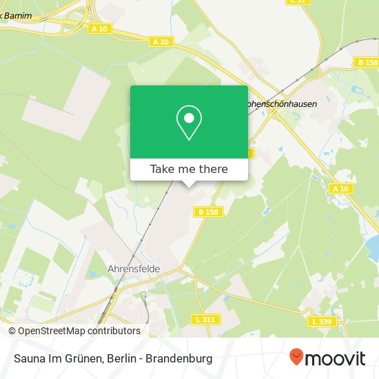 Карта Sauna Im Grünen