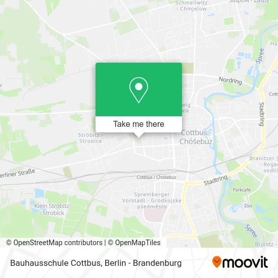 Карта Bauhausschule Cottbus