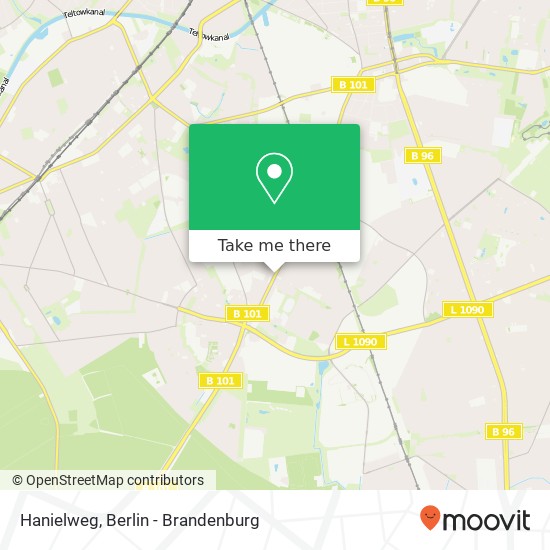 Hanielweg map