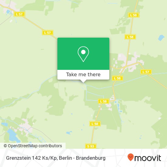 Grenzstein 142 Ks/Kp map