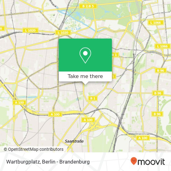 Карта Wartburgplatz