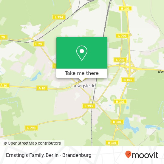 Ernsting's Family map