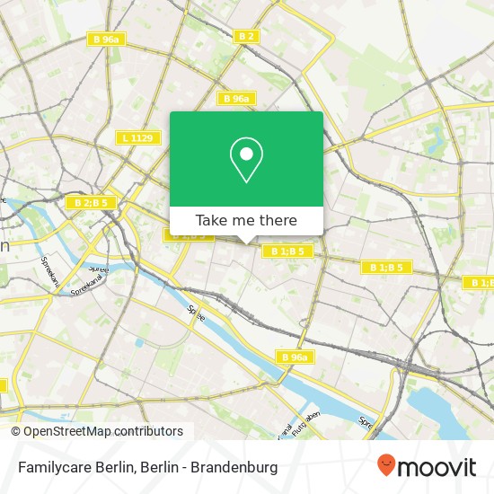 Familycare Berlin map