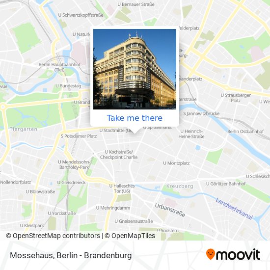 Mossehaus map