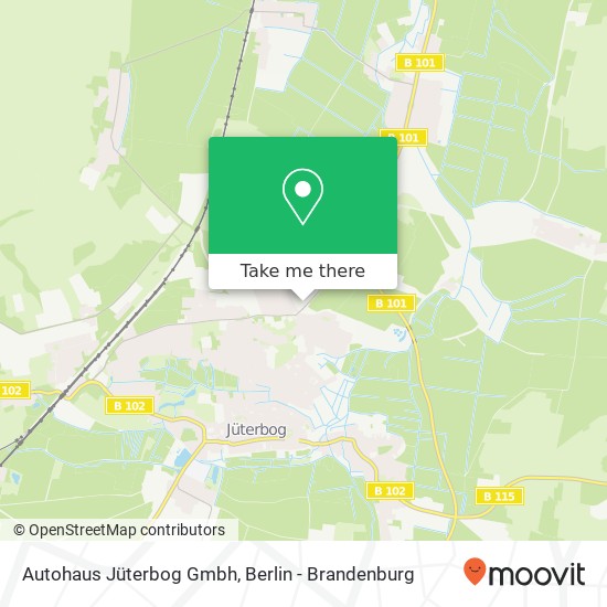 Autohaus Jüterbog Gmbh map