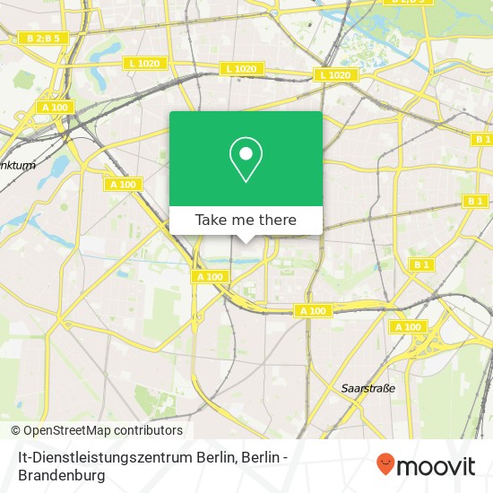 Карта It-Dienstleistungszentrum Berlin