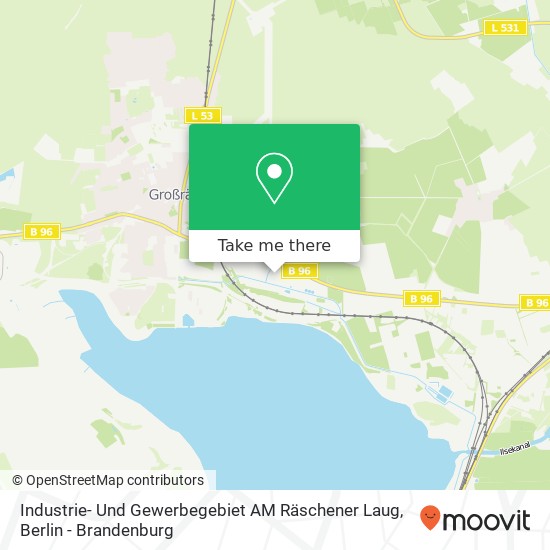 Industrie- Und Gewerbegebiet AM Räschener Laug map