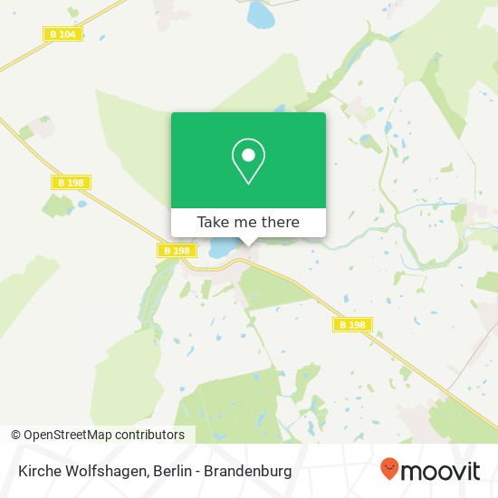 Kirche Wolfshagen map