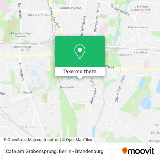 Cafe am Grabensprung map