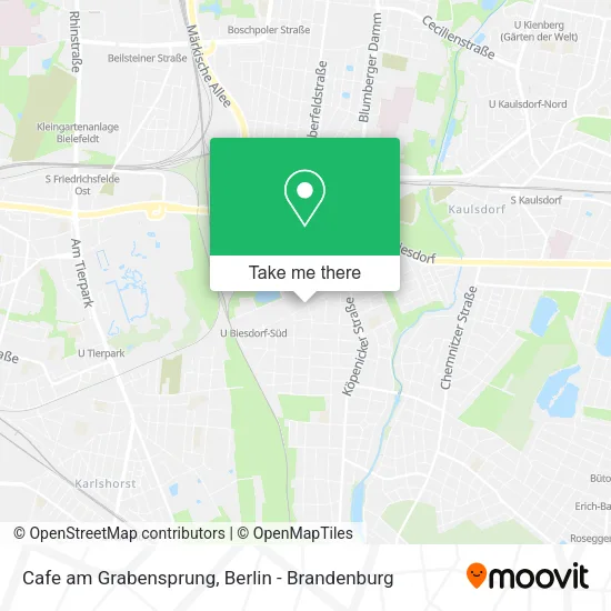 Карта Cafe am Grabensprung