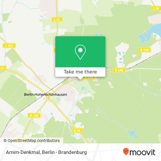 Карта Arnim-Denkmal