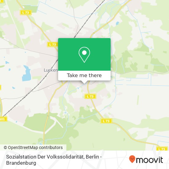 Sozialstation Der Volkssolidarität map