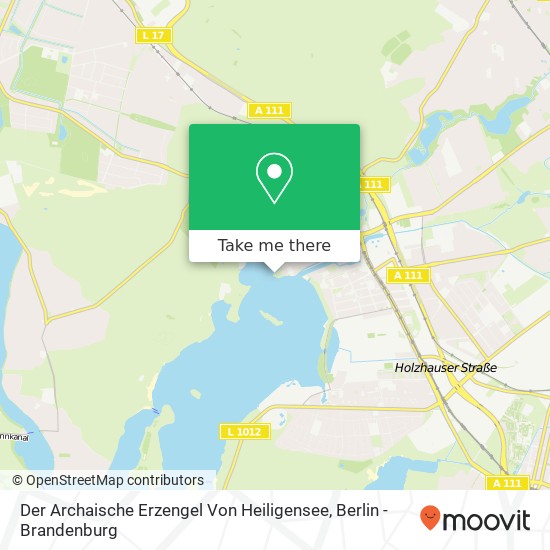 Der Archaische Erzengel Von Heiligensee map