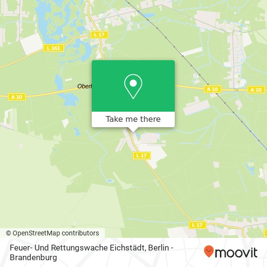 Карта Feuer- Und Rettungswache Eichstädt