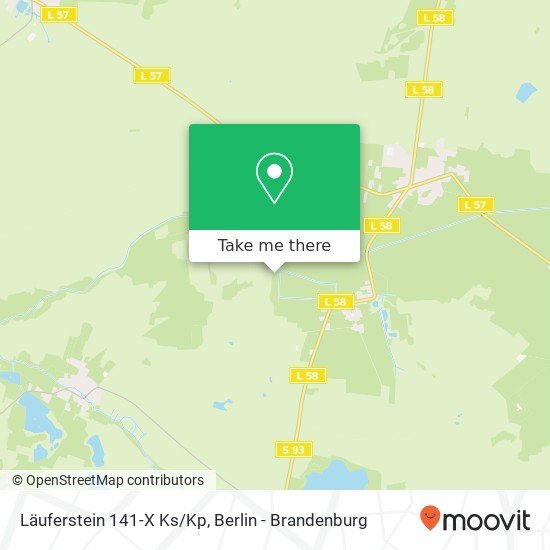 Карта Läuferstein 141-X Ks/Kp