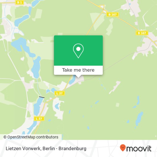 Lietzen Vorwerk map