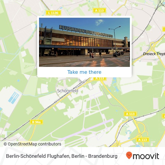 Berlin-Schönefeld Flughafen map