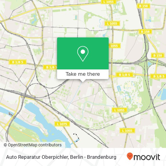 Auto Reparatur Oberpichler map