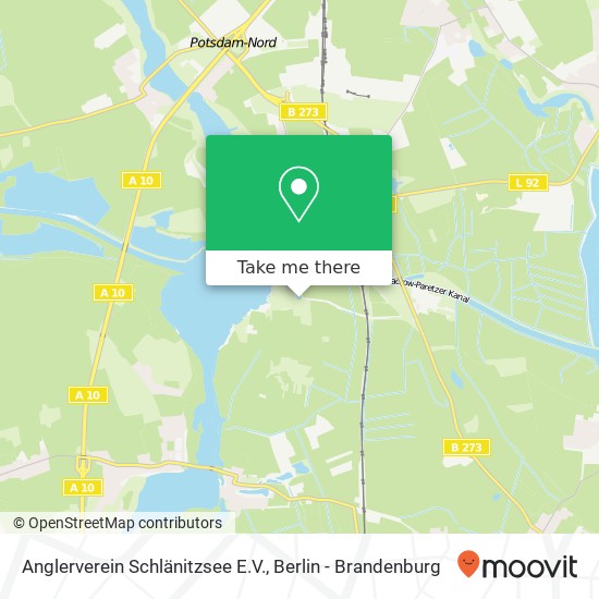 Anglerverein Schlänitzsee E.V. map