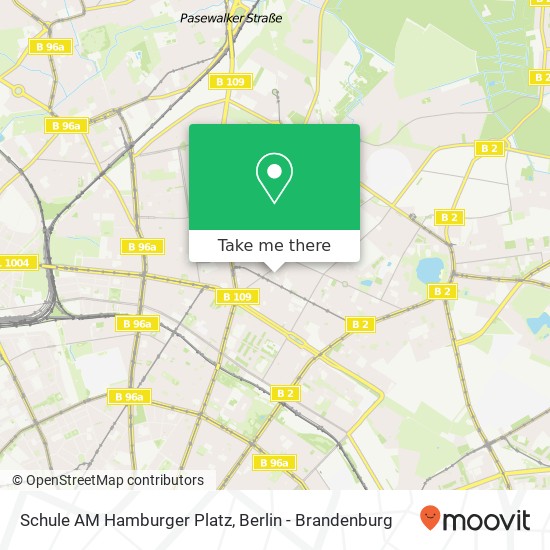 Schule AM Hamburger Platz map